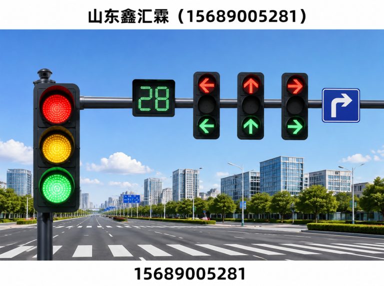 博山区信号杆展示图