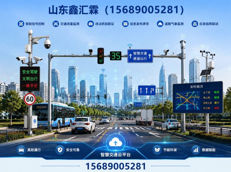 博山区智慧交通设备展示图